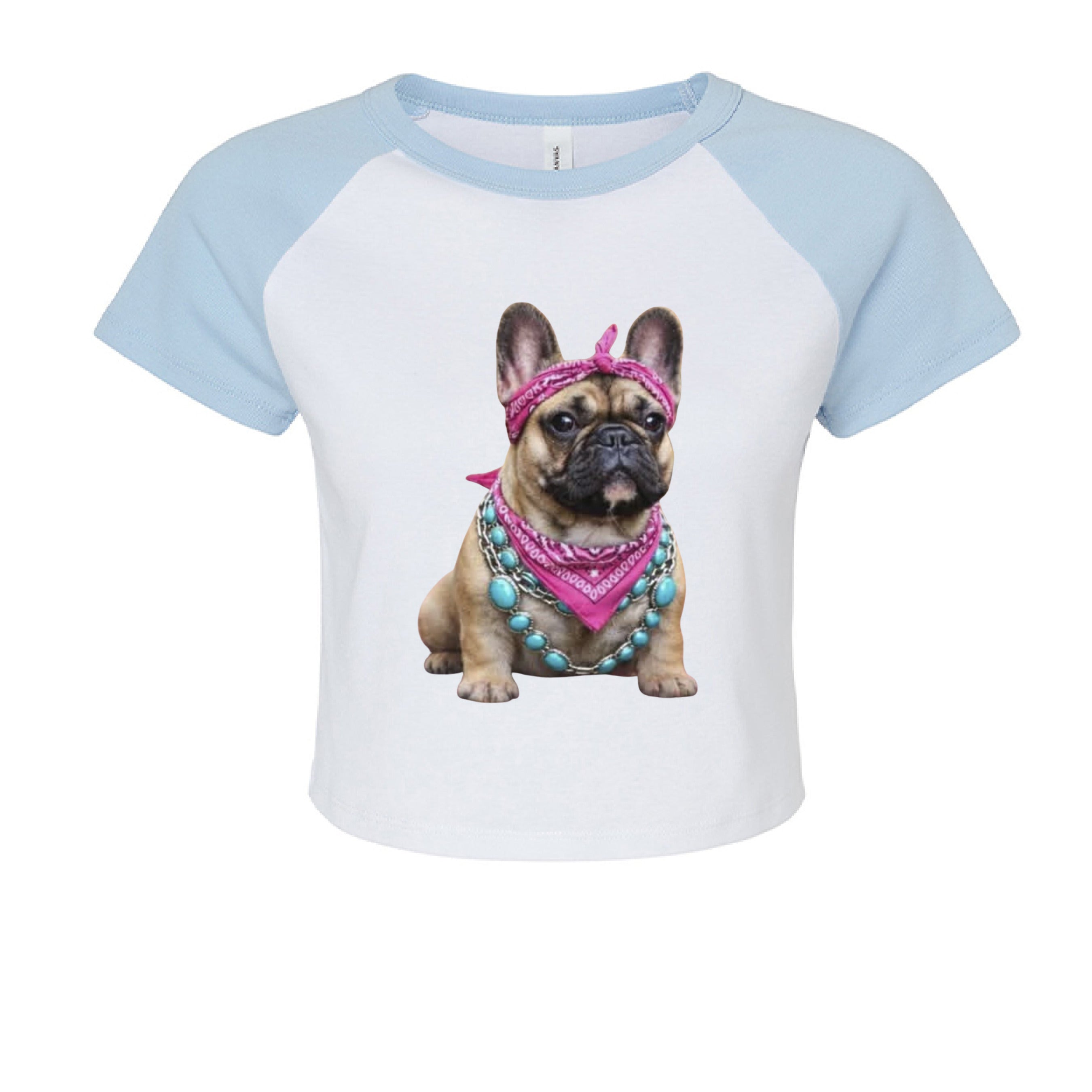 WHITE/ BABY BLUE - FRONT