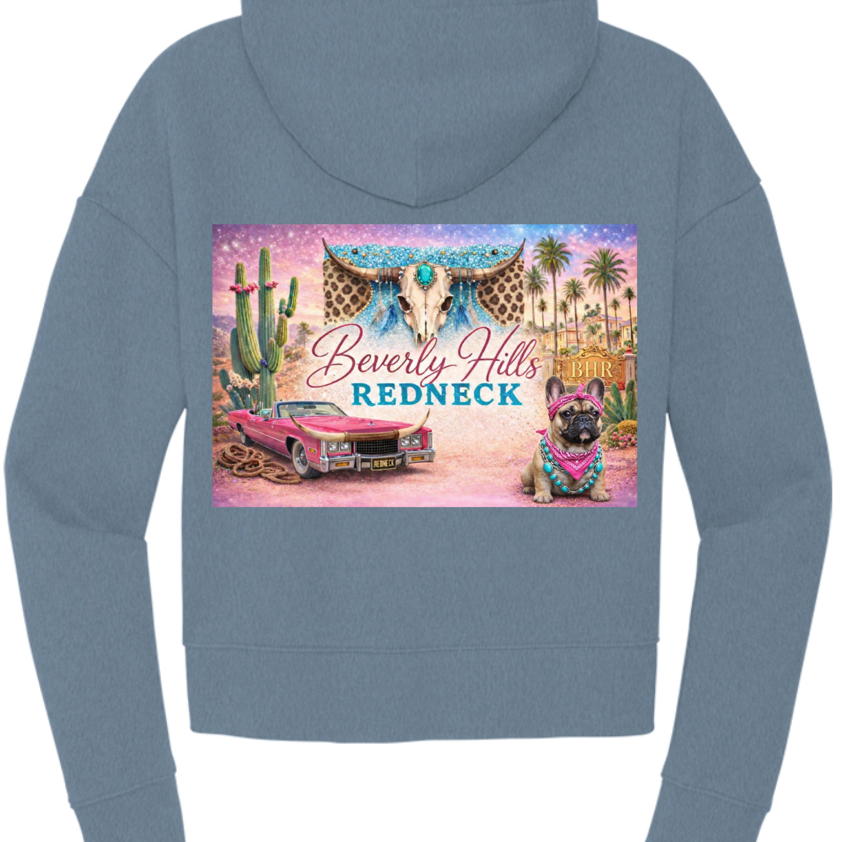 Flint Blue Heather - BACK