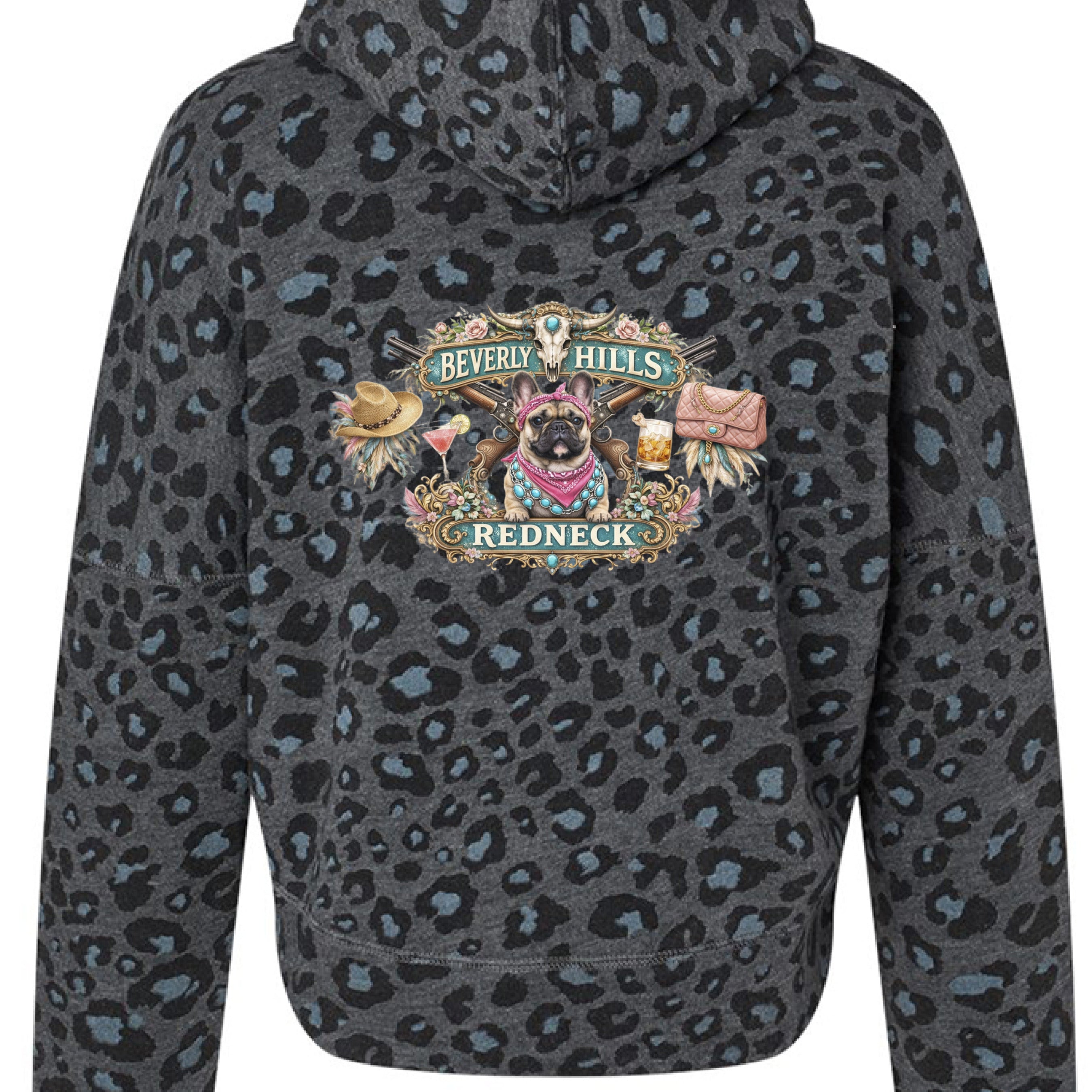 Black Leopard Triblend - BACK