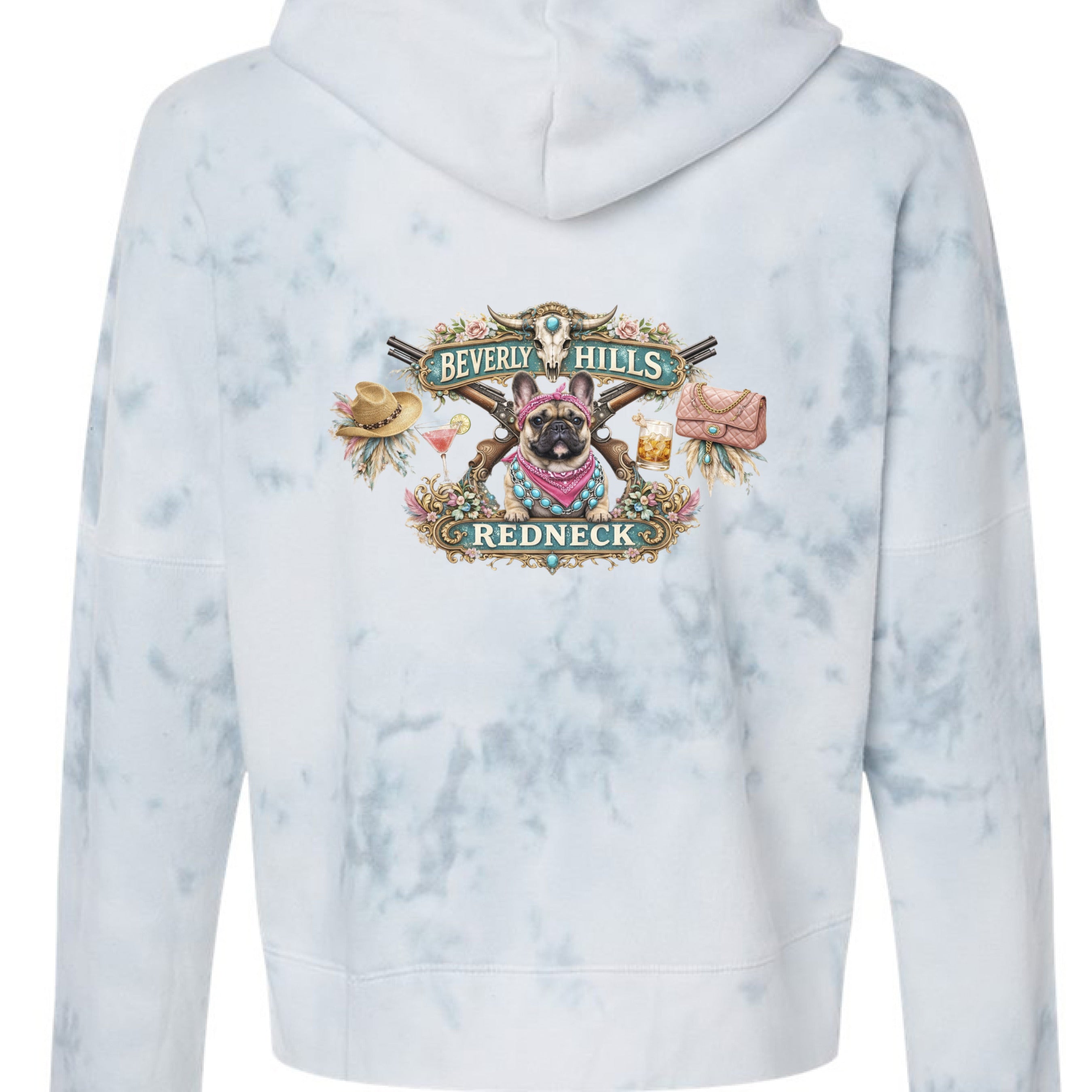 Grey Tie Dye - BACK